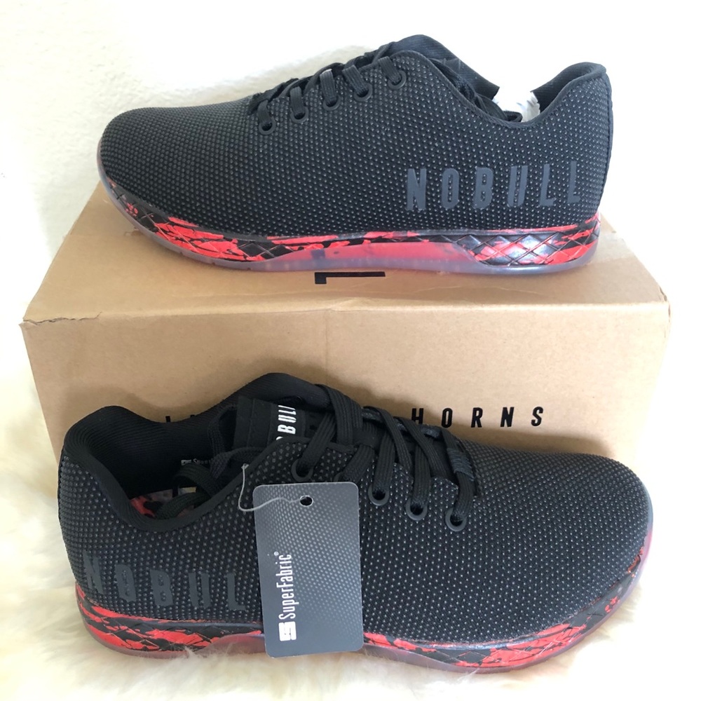 💥NWT Nobull Spill Trainer Shoes Black/Artwork